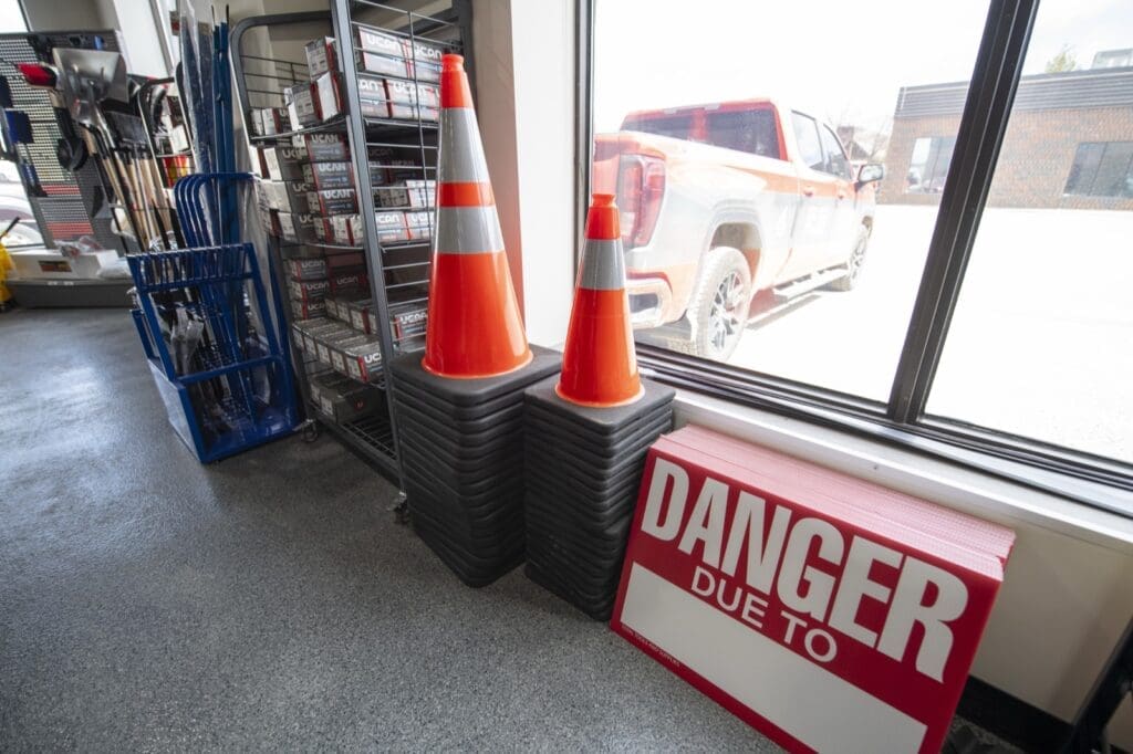 Traffic Cones and Signs