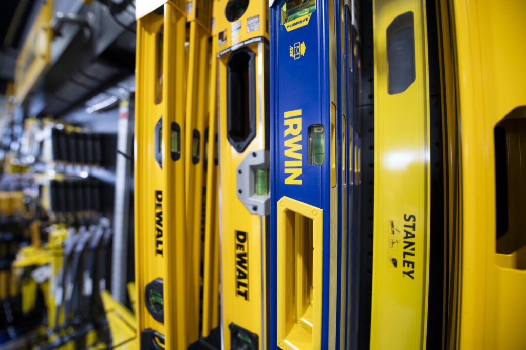 Irwin and Dewalt Levels