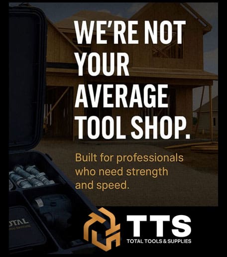 Total Tools and Supplies: We're not your average tool shop. Built for professionals who need strength and speed.