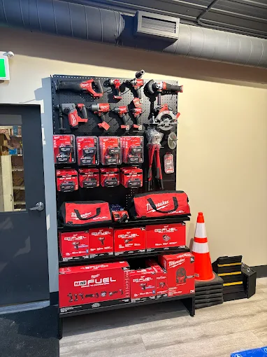 Milwaukee Power Tools Display Shelf